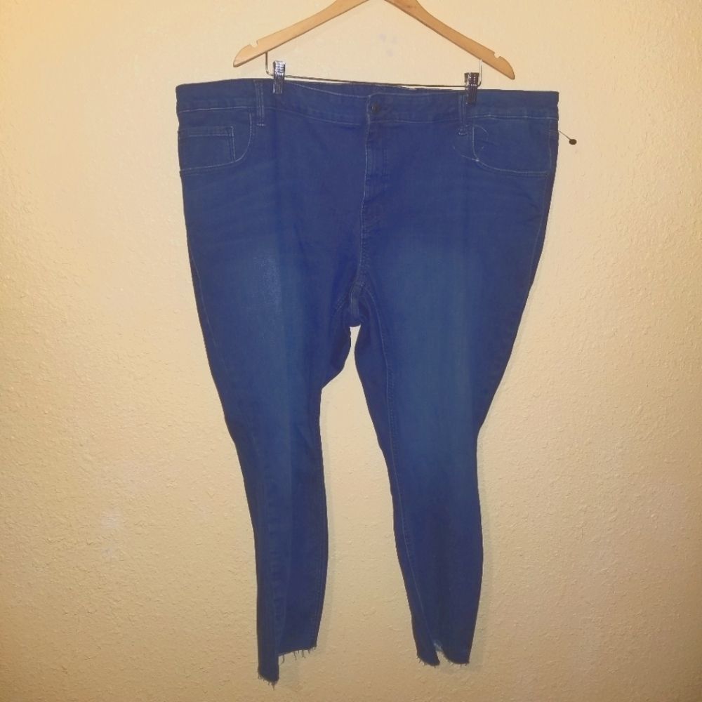 Old Navy Rockstar medium Wash Super Skinny Stretch Jeans Plus‎ Size 28 New